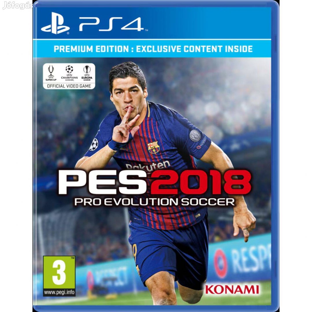 Pro Evolution Soccer 2018 Premium Edition (PES 18) - PS4, használt