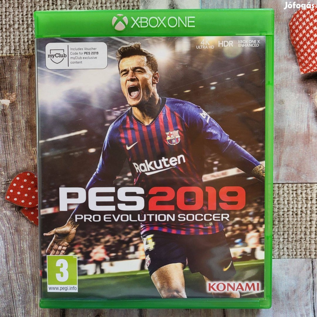 Pro Evolution Soccer 2019 xbox one-series x játék,eladó-csere"