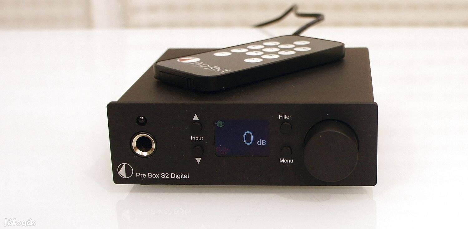 Pro-Ject Pre Box Digital S2 elofok, DAC. 