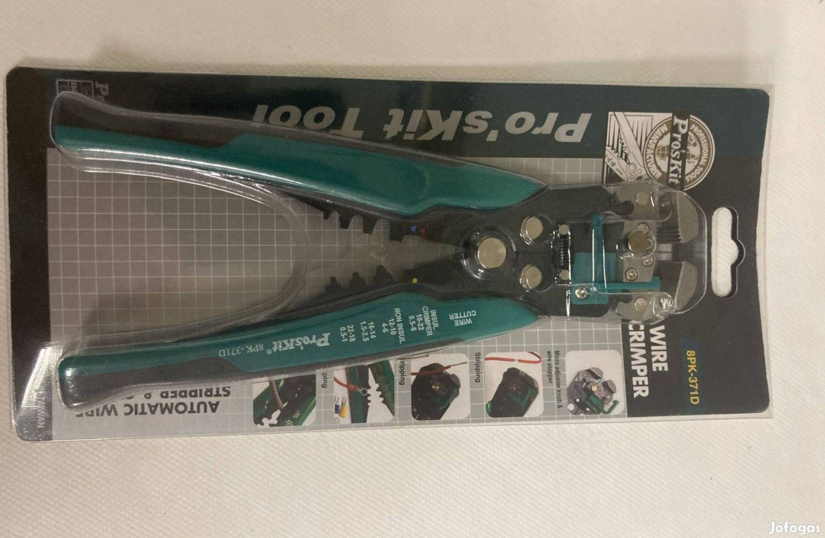 Proskit 8PK-371D kábelcsupaszoló és krimpelő