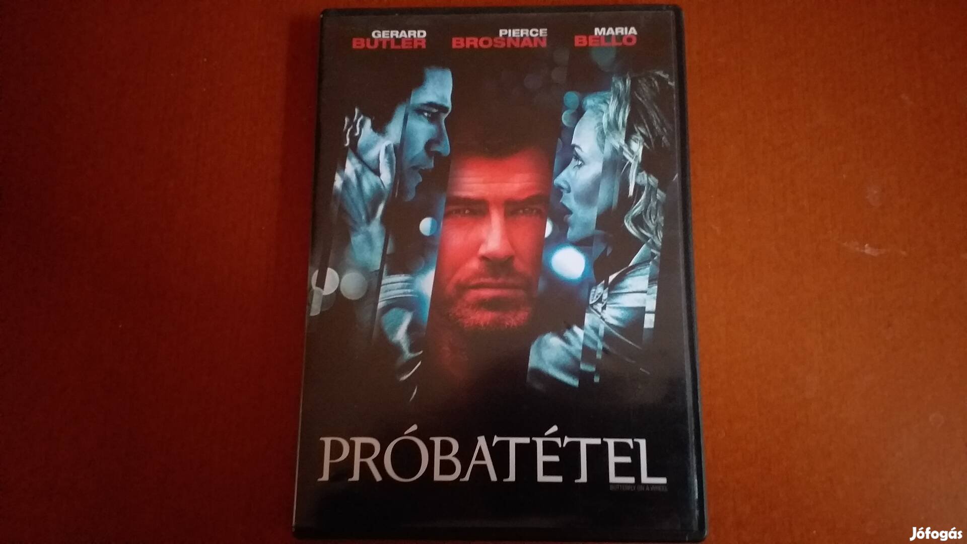 Próbabatétel thriller/akciófilm DVD -Gerard Butler