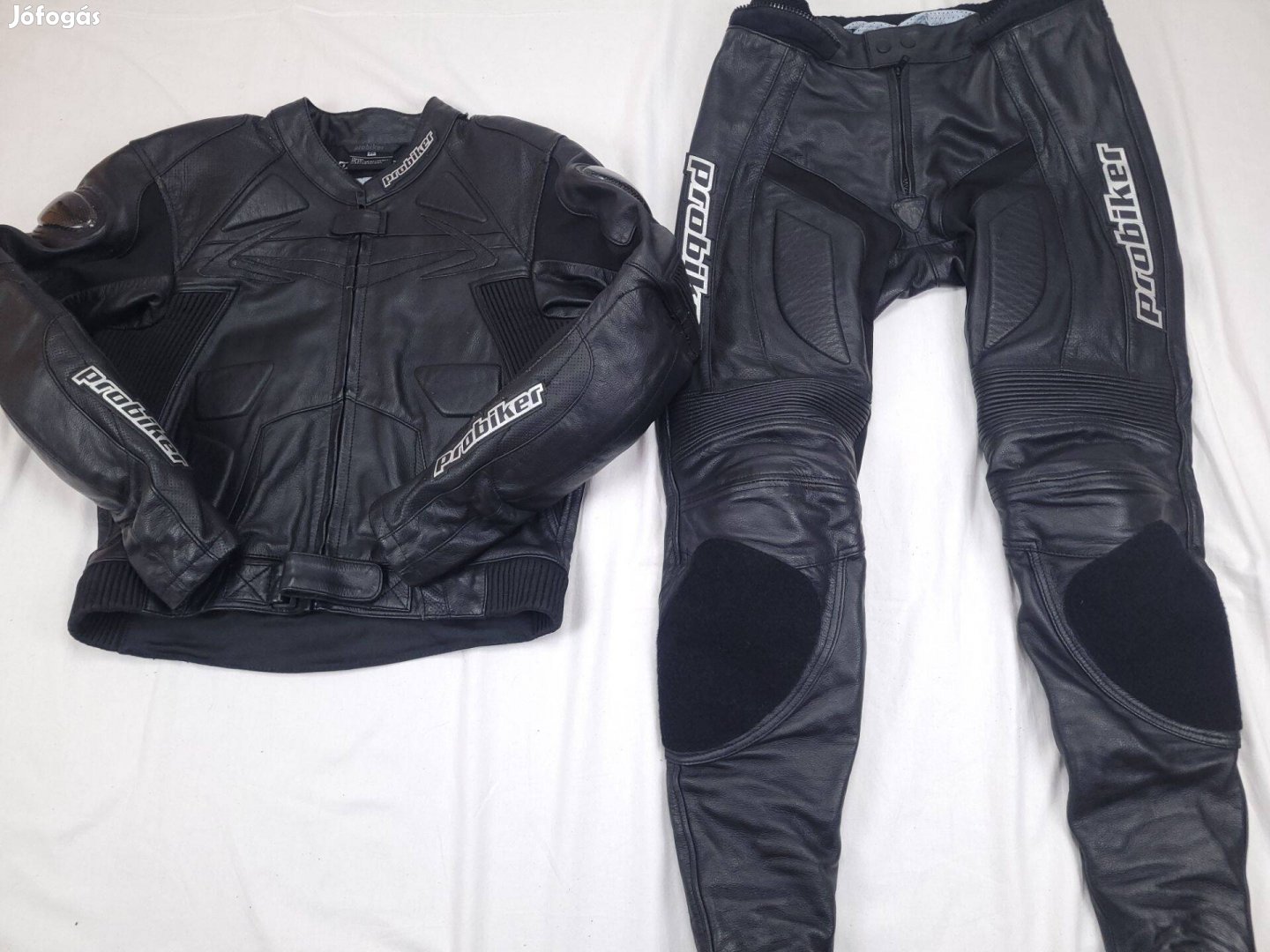 Probiker Prx Black férfi kétrészes motoros bőrruha L 52