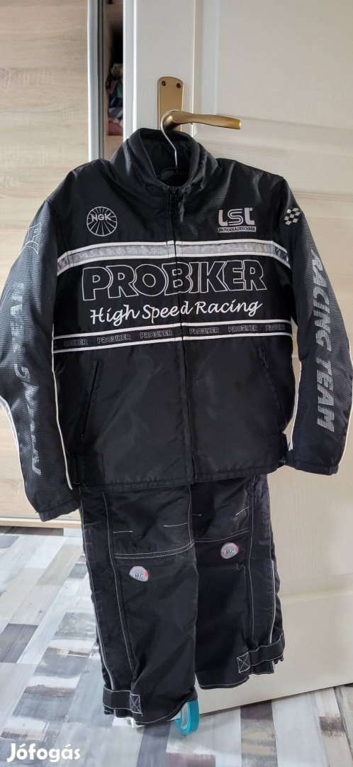Probiker gyerek motoros ruha szett. XS