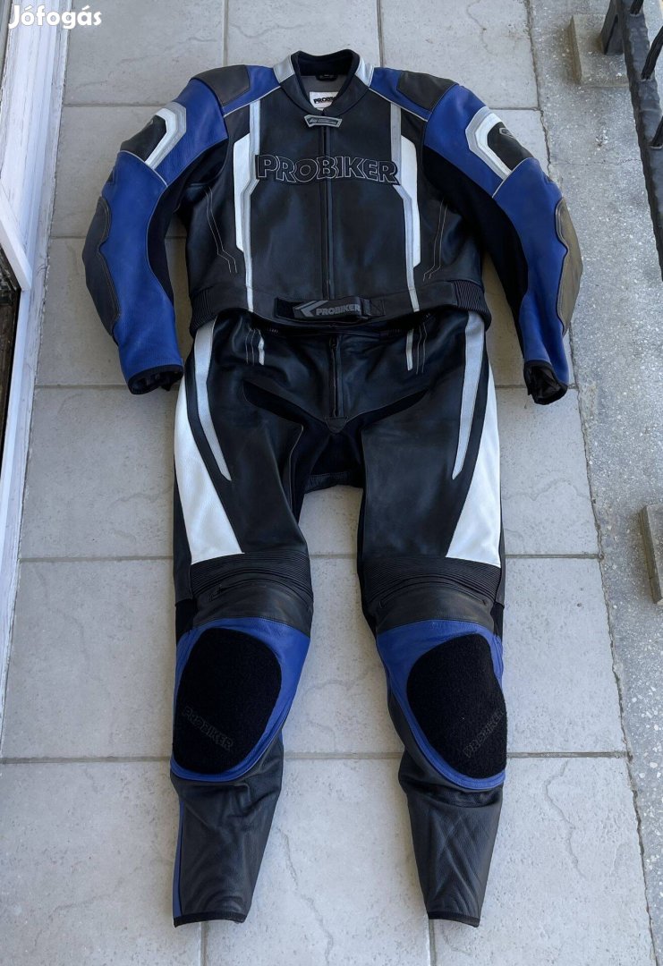 Probiker gyorsasági motoros utcai kétrészes bőrruha nadrág kabát