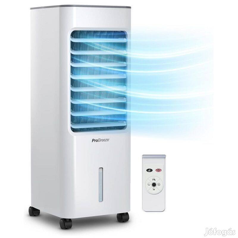 Probreeze ventilátor, léghűtő, párásító, távirányítóval, 2db jégakku