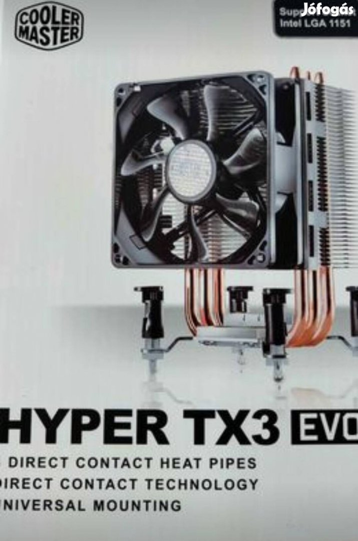 Processzor hűtő hyper TX3 evo