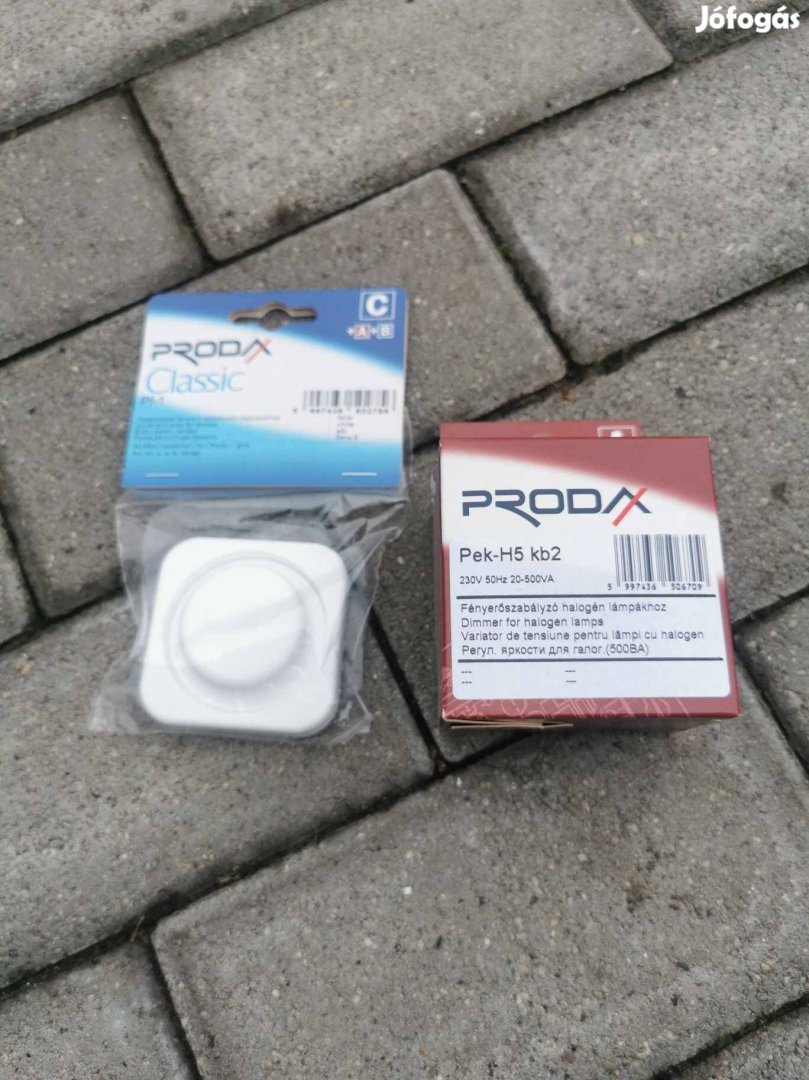 Prodax Classic Dimmer fényerőszabályzó + fehér forgatógomb