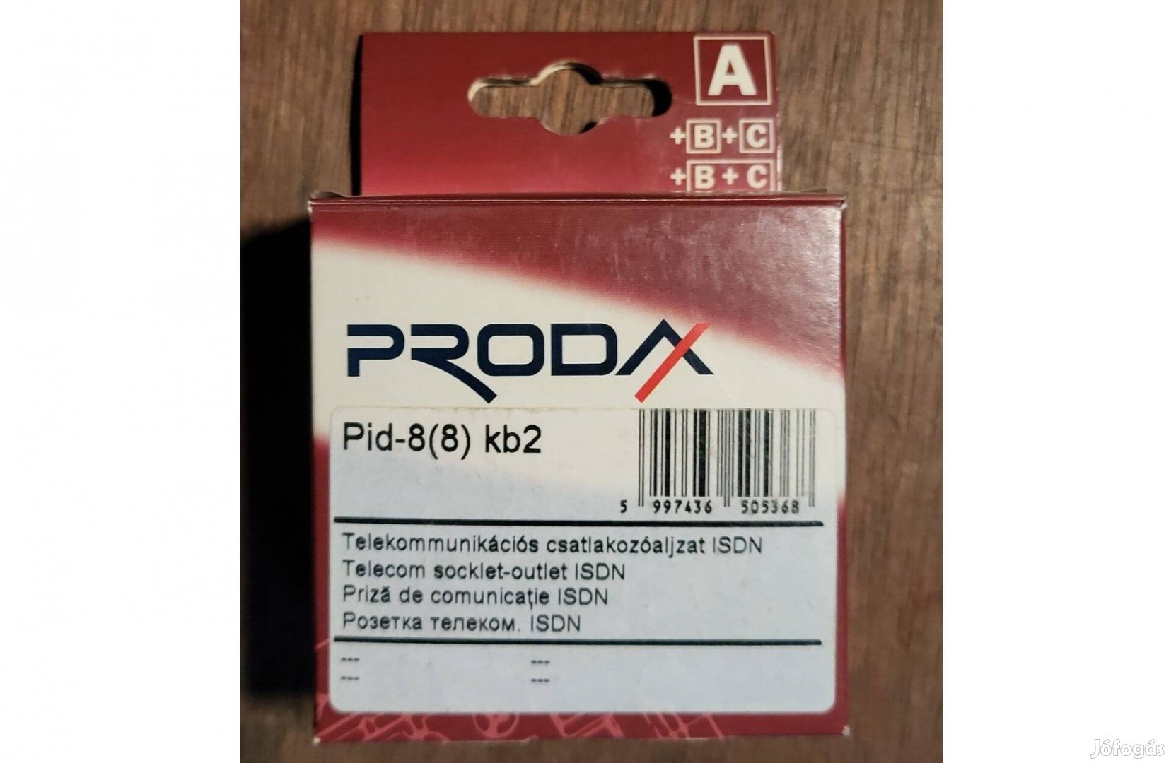 Prodax Pid 8/8 kb2 -es Telekommunikációs csatlakozó aljzat!