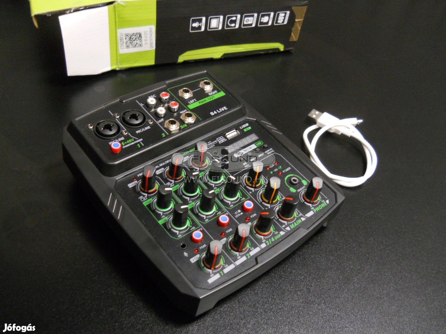 Professional Base , 4 csatornás DJ keverő USB olvasóval