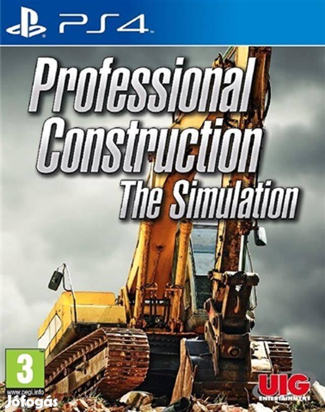 Professional Construction The Simulation PS4 játék