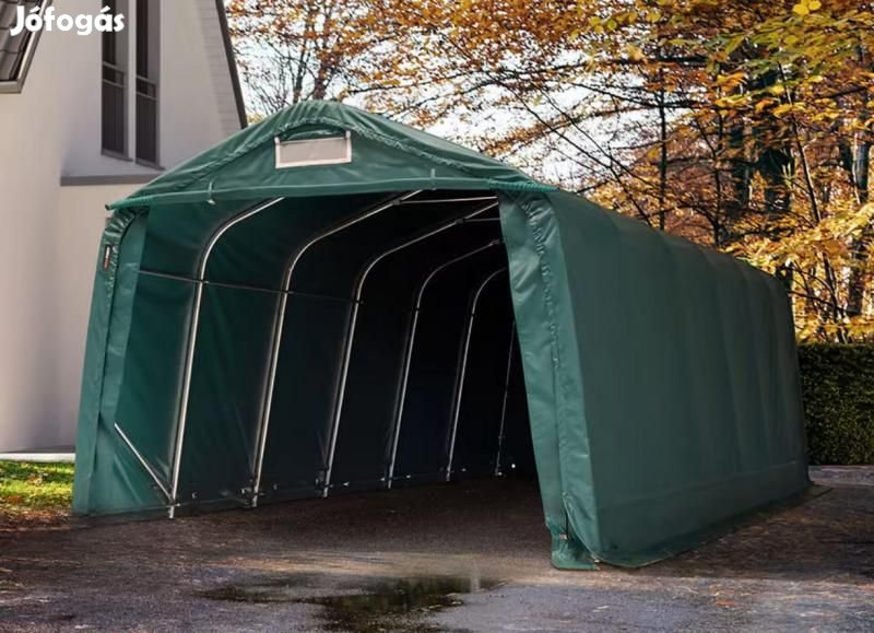 Professional Ponyvagarázs mobilgarázs autógarázs 3,3x6m PVC