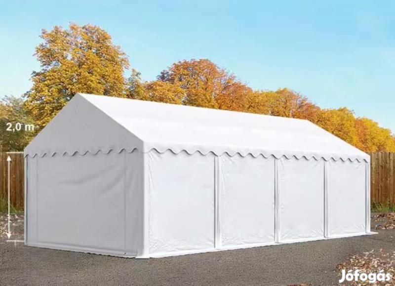 Professzionálils Raktársátor tároló iparisátor 4x8 m ponyva PVC