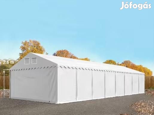 Professzionális extra erős raktársátor 5x20 m, ponyva PVC