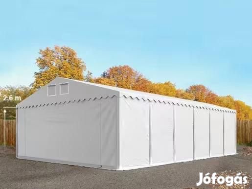 Professzionális extra erős raktársátor 8x12 m, ponyva PVC