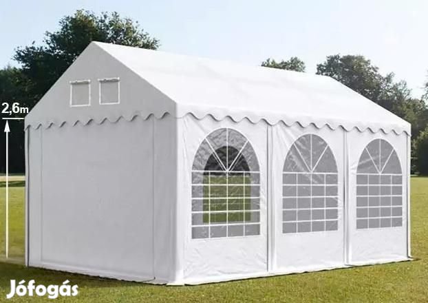 Professzionális extra erős rendezvénysátor 4x6m, ponyva PVC
