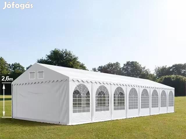 Professzionális extra erős rendezvénysátor 6x18m, ponyva PVC