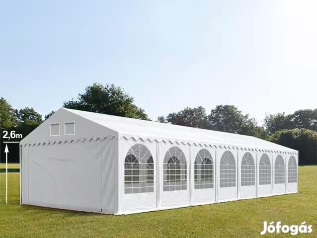 Professzionális extra erős rendezvénysátor 6x20 m, ponyva PVC