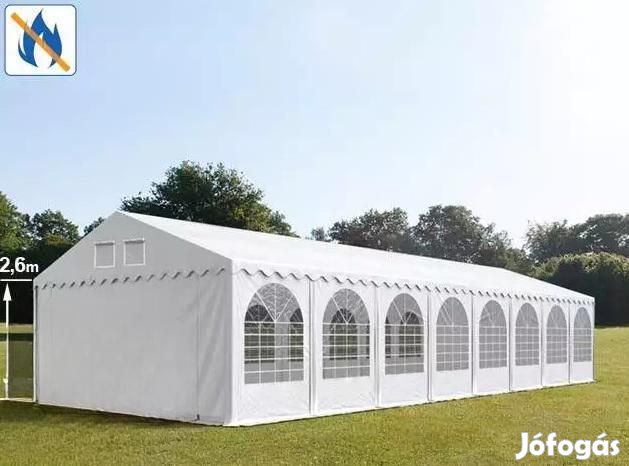 Professzionális extra erős rendezvénysátor 6x24 m, ponyva