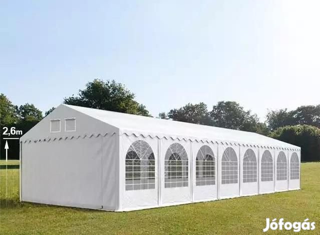 Professzionális extra erős rendezvénysátor 6x24 m ponyva PVC