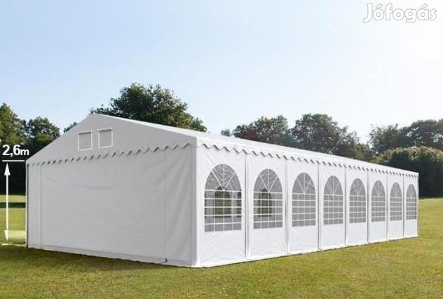 Professzionális extra erős rendezvénysátor 8x24 m ponyva PVC