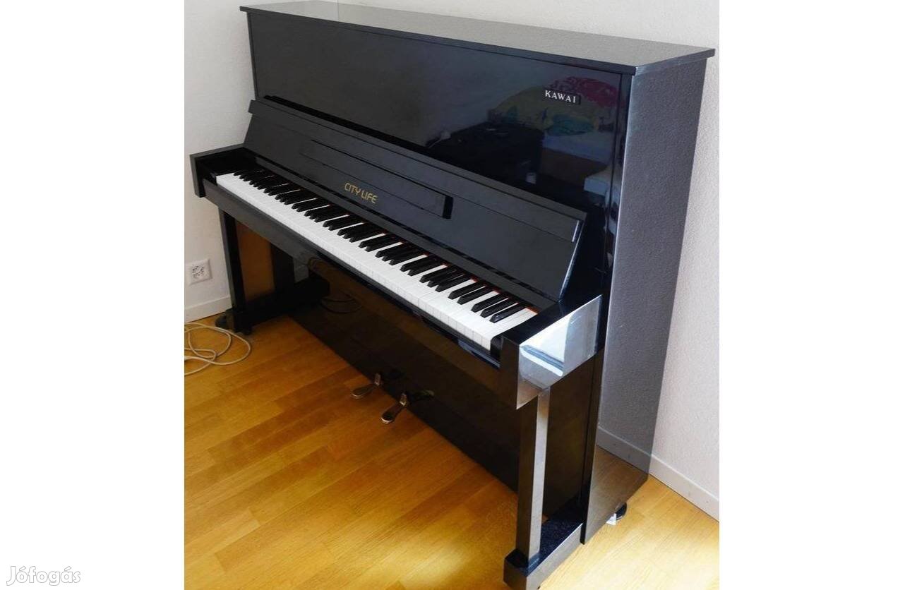 Professzionális japán Kawai CL-2 121cm lakkfekete Pianino Zongora