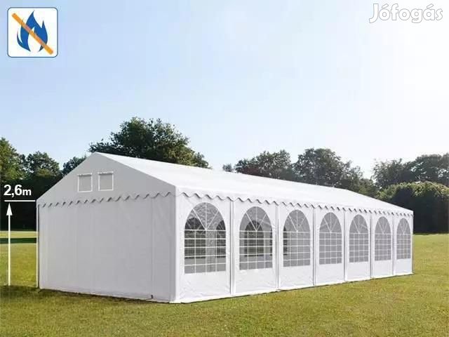 Professzionális lángálló extra erős rendezvénysátor 5x14 m,