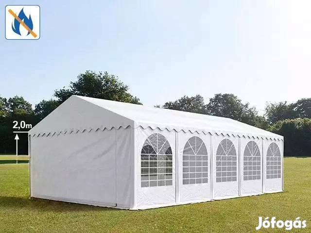Professzionális lángálló rendezvénysátor 6x10 m,ponyva PVC