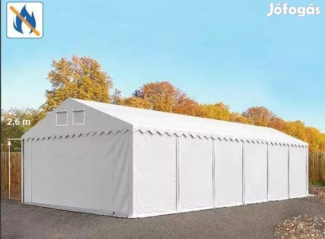 Professzionális raktársátor, tároló sátor 6x12m ponyva lángálló&#8230;