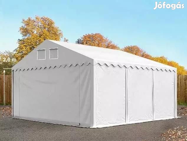 Professzionális raktársátor, tároló sátor 6x6m ponyva PVC