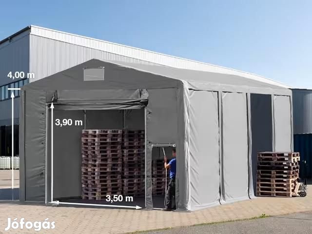 Professzionális raktársátor, tárolósátor ipari sátor 8x8m