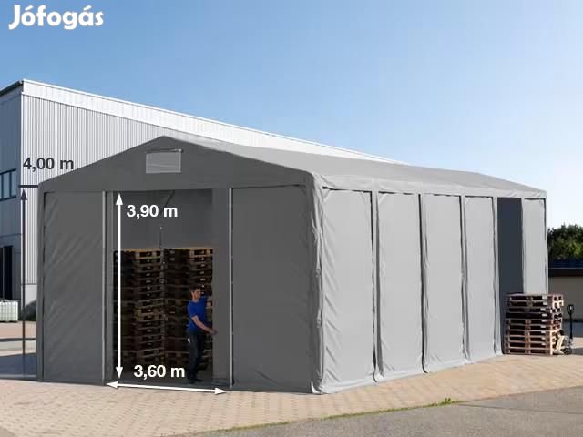 Professzionális raktársátor ipari sátor 8x12m oldalmagasság