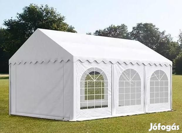 Professzionális rendezvénysátor 4x6 m, ponyva PVC padlókerettel (24m2)