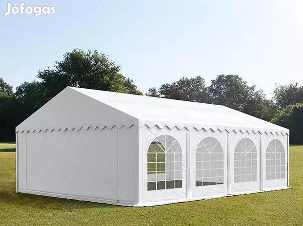 Professzionális rendezvénysátor 5x8 m, ponyva PVC erősített