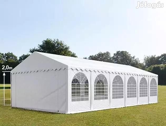 Professzionális rendezvénysátor 6x12 m ponyva PVC erősített