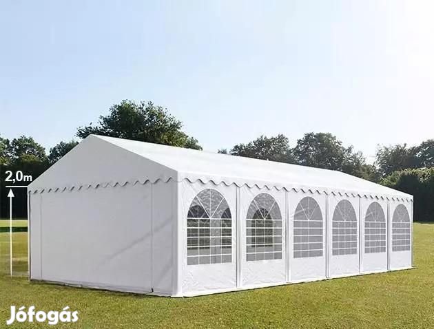 Professzionális rendezvénysátor 6x12 m ponyva PVC erősített