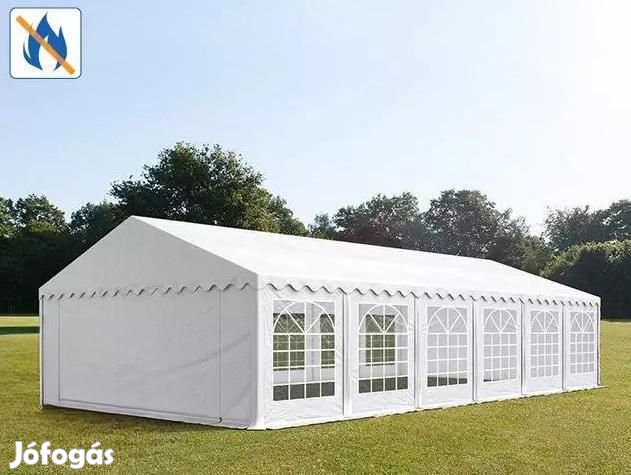 Professzionális rendezvénysátor 6x12 m ponyva lángálló PVC