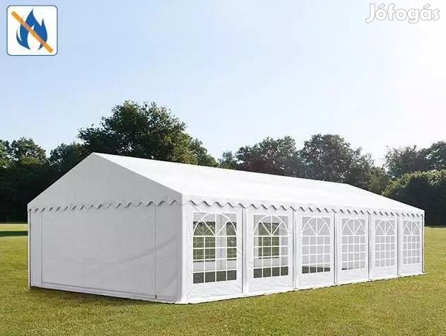 Professzionális rendezvénysátor 6x12 m ponyva lángálló PVC