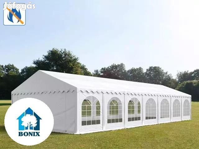 Professzionális rendezvénysátor 6x14 m, ponyva lángálló PVC