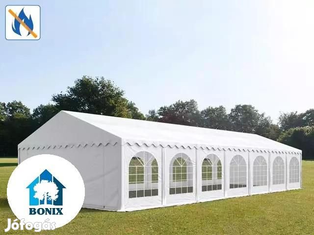 Professzionális rendezvénysátor 6x14 m, ponyva lángálló PVC