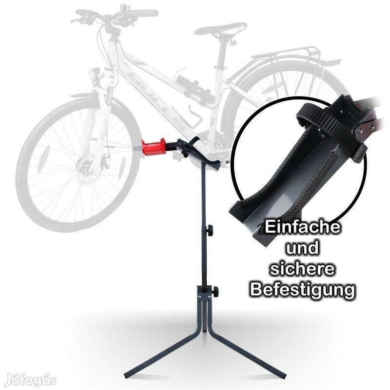 Profex 60677 kerékpár szerelő állvány polccal, 20kg-ig