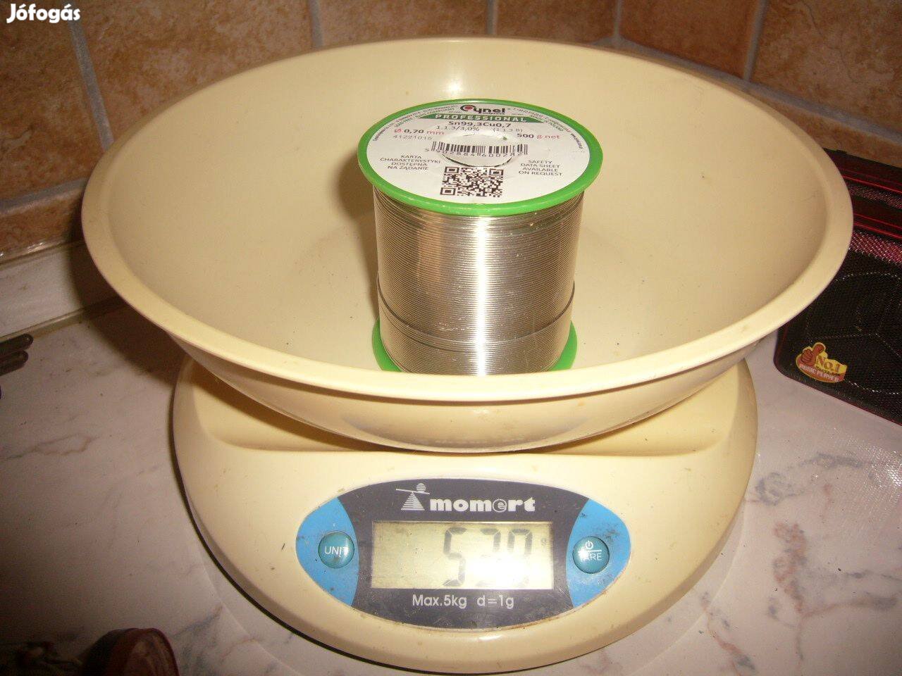 Proffessional forrasztó ón 500g 6000ft 250g 3000ft