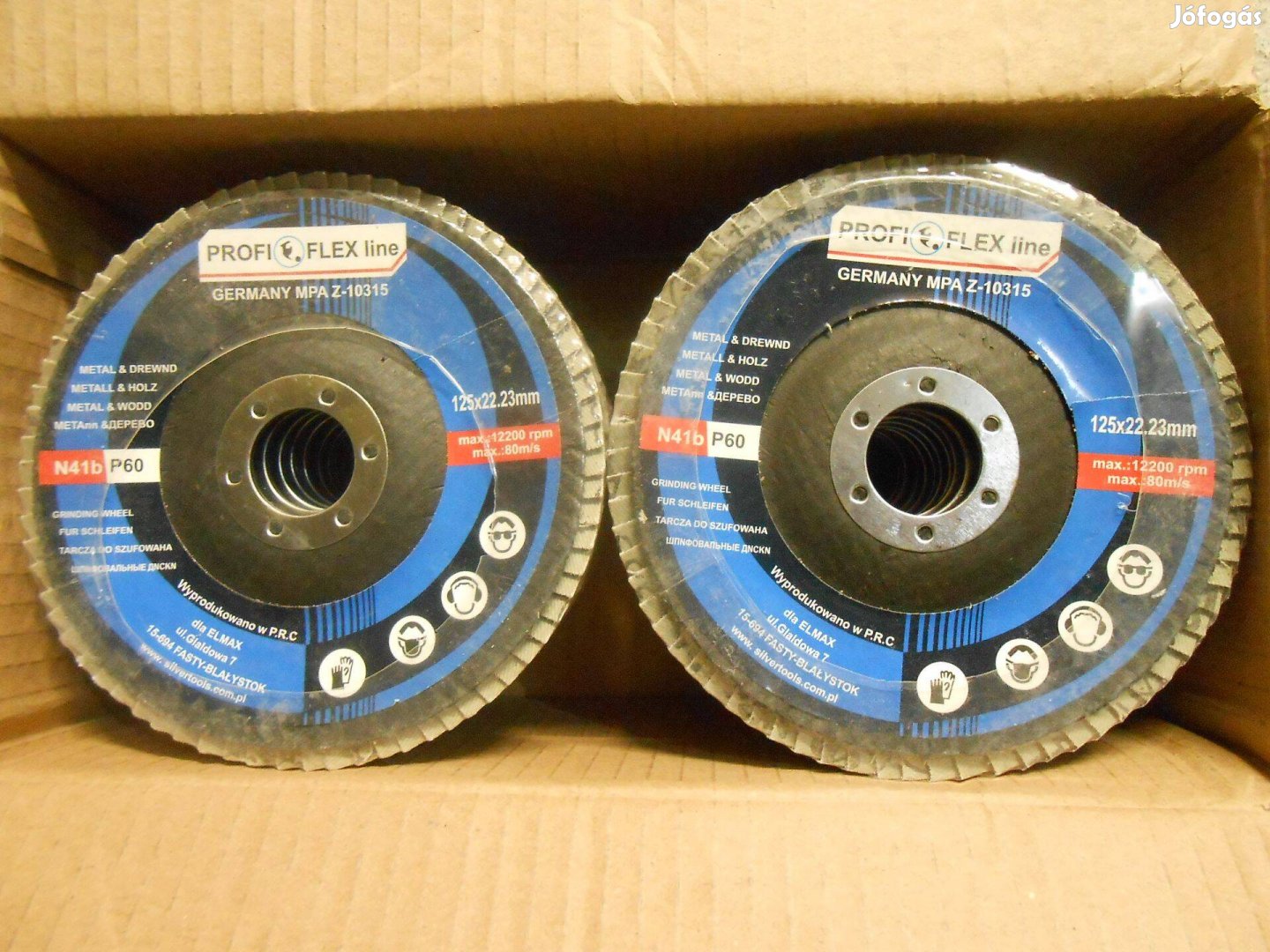 Profi Silver lamellás csiszoló korong 125mm 406080