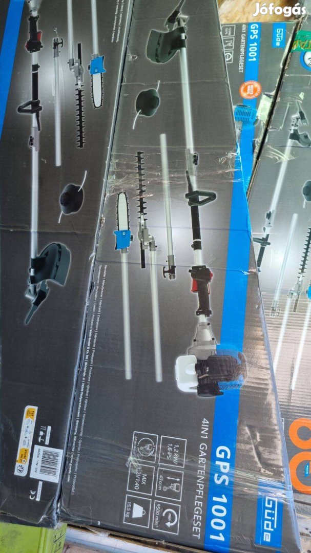 Profi, benzines 4 az 1-ben kertápoló szett, multifunkciós kertigép