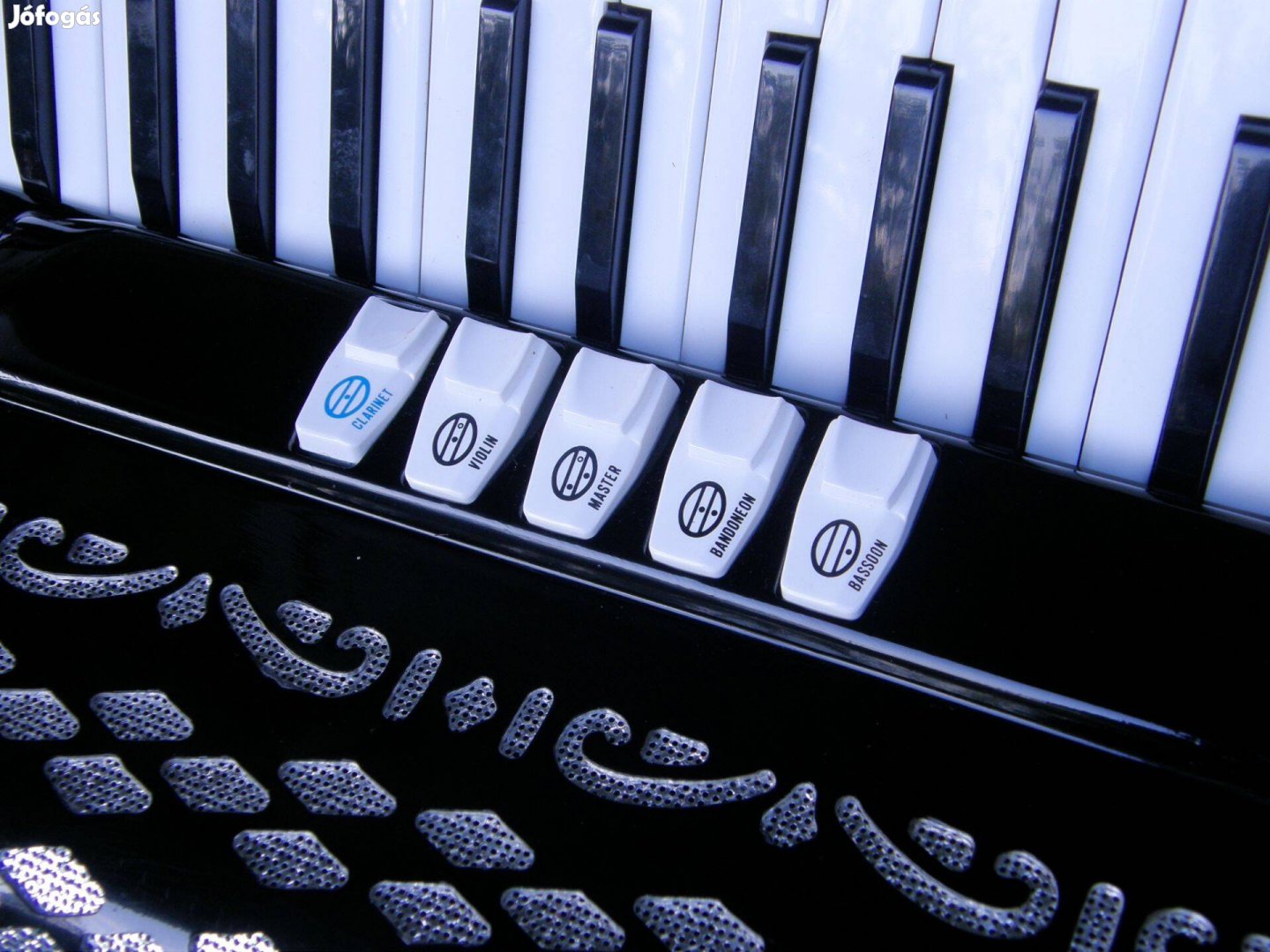 Profi olasz Borsini 72 b. harmonika tangóharmonika accordion
