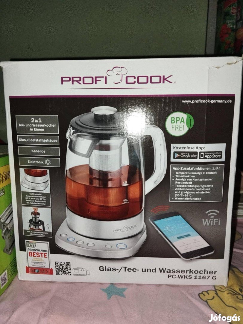 Proficook PC-WKS 1167G 1.5L Teafőző és Vízforraló