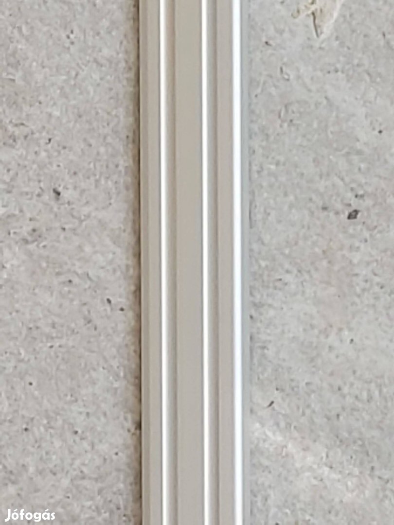 Profil, alu, aluminium, öntapadós, 82,5 x 2,5 x 0,8 cm