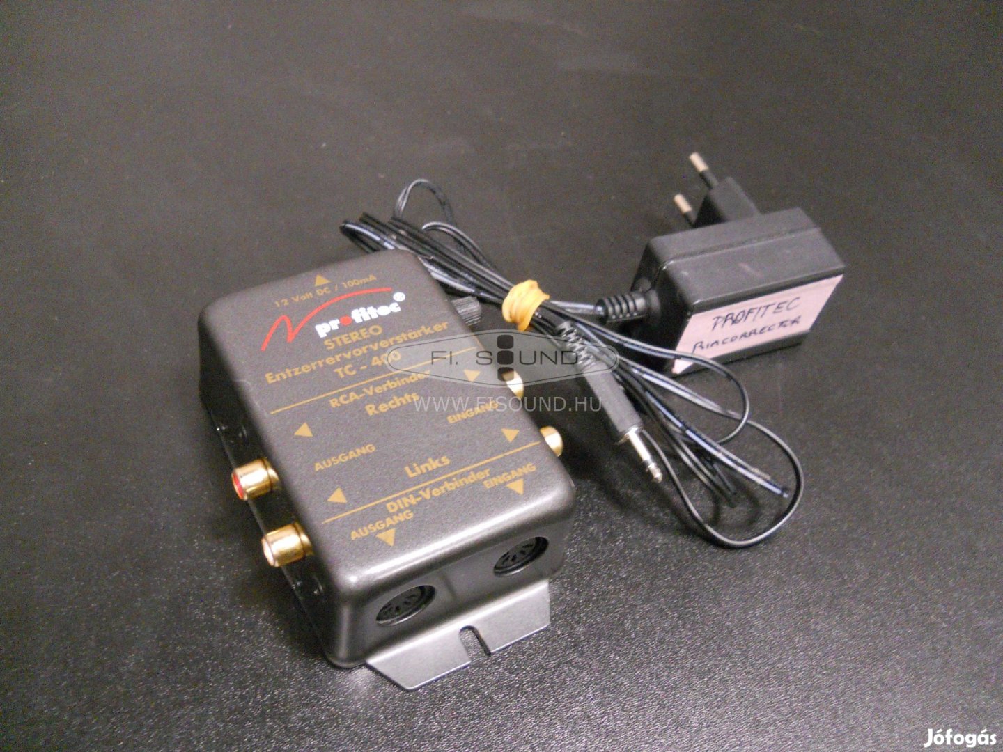 Profitec TC-400 ,lemezjátszó riakorrektor