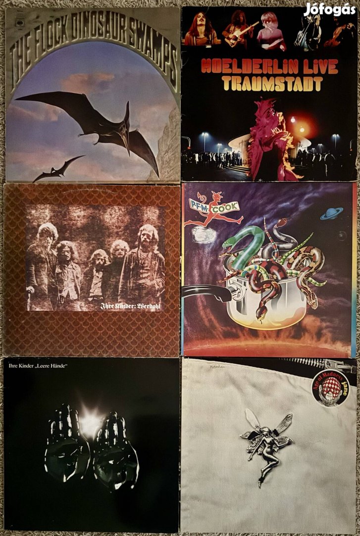 Prog rock vinyl csomag 6 album bakelit lemez