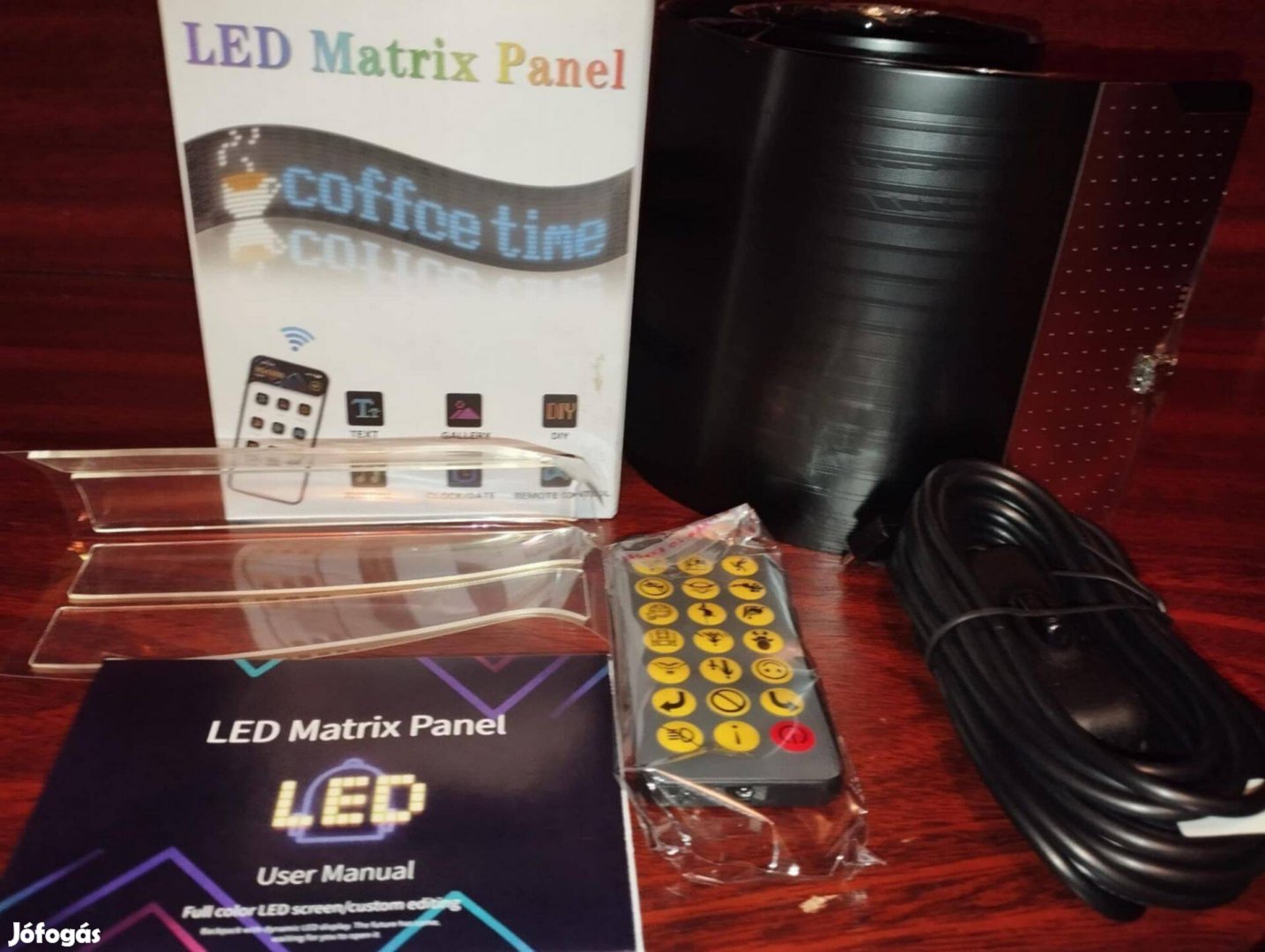 Programozható LED reklámszalag/ reklámtábla 12W