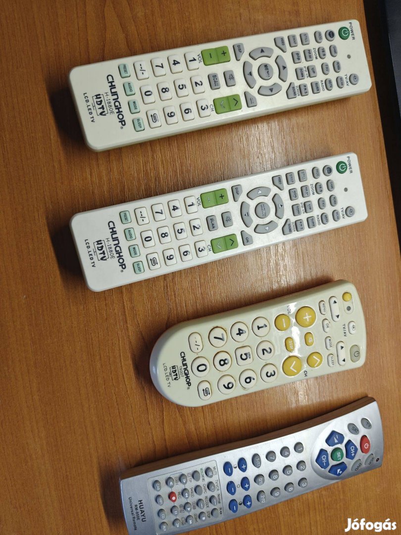 Programozható TV távirányítók